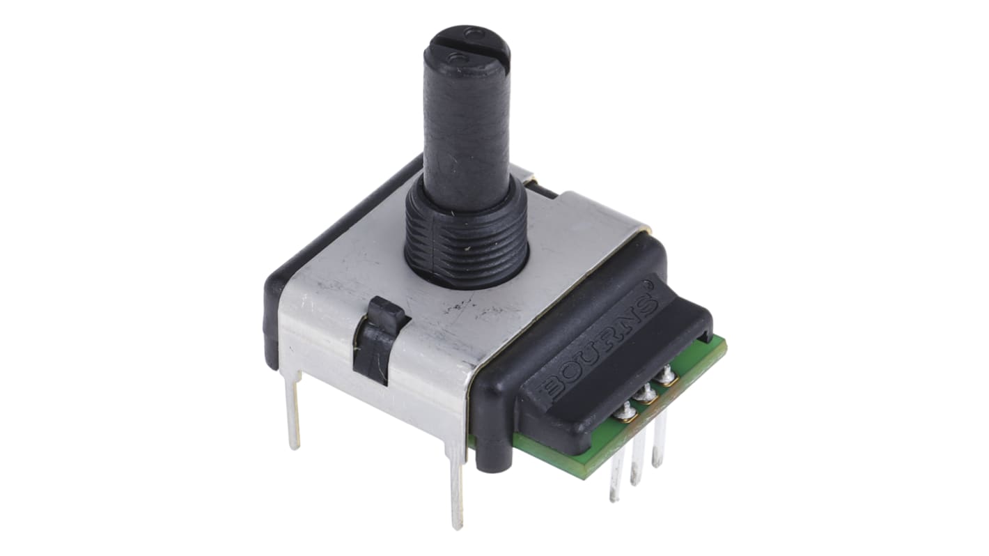 Bourns Incremental Incremental Encoder, 24 ppr, Quadrature Signal, Solid Type, 6.35mm Shaft