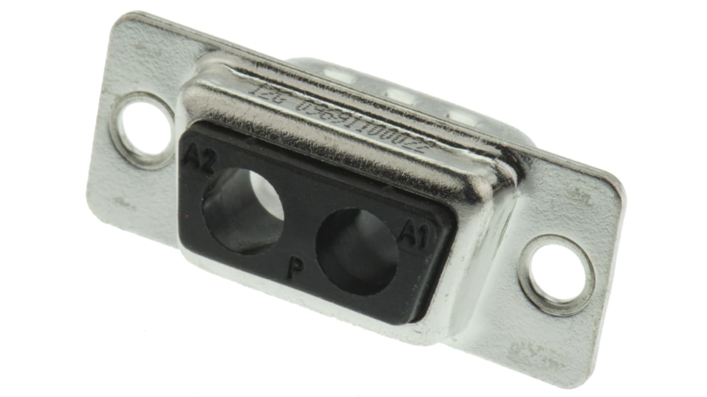 HARTING 2 Way Cable Mount D-sub Connector Plug, 6.86mm Pitch