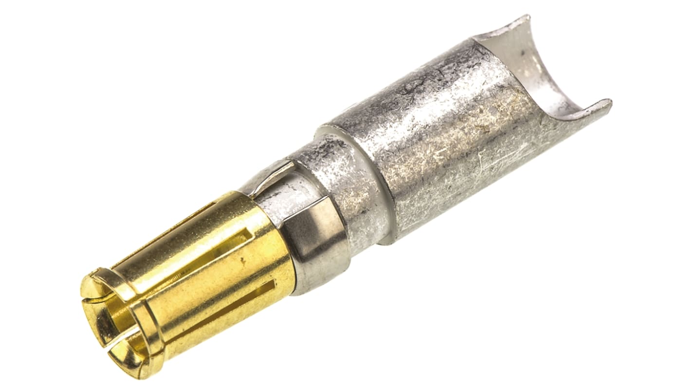 HARTING, D-Sub Mixed Series, Female Solder D-Sub Connector Power Contact, Gold Power, 10 → 8 AWG