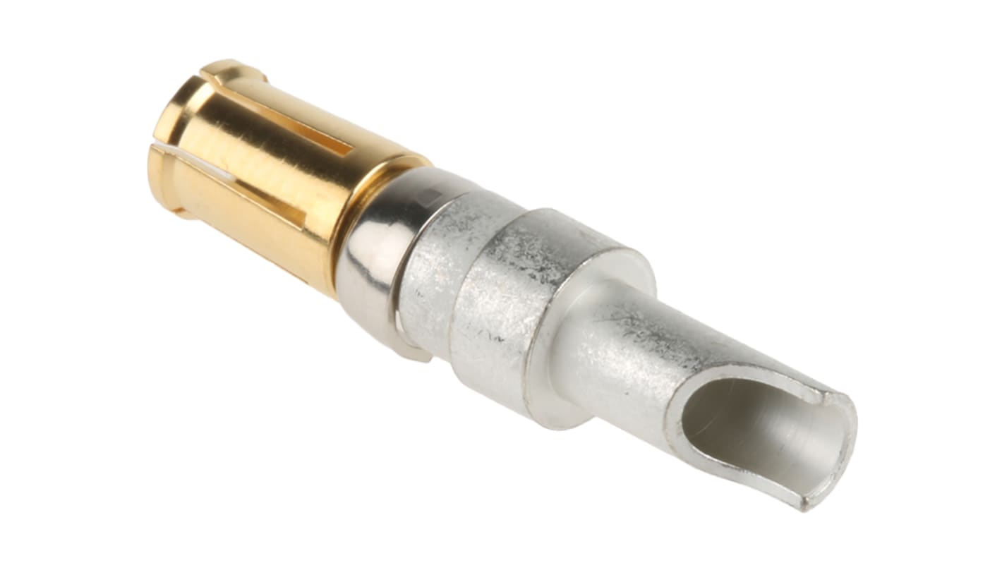 Harting, D-Sub Mixed Series, Female Solder D-Sub Connector Power Contact, Gold Power, 14 → 12 AWG