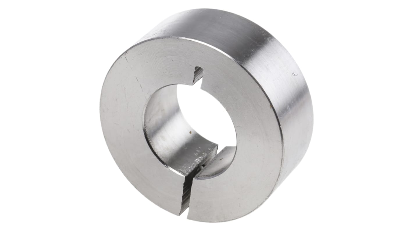 Huco Shaft Collar One Piece Clamp Screw, Bore 20mm, OD 40mm, W 15mm, Stainless Steel