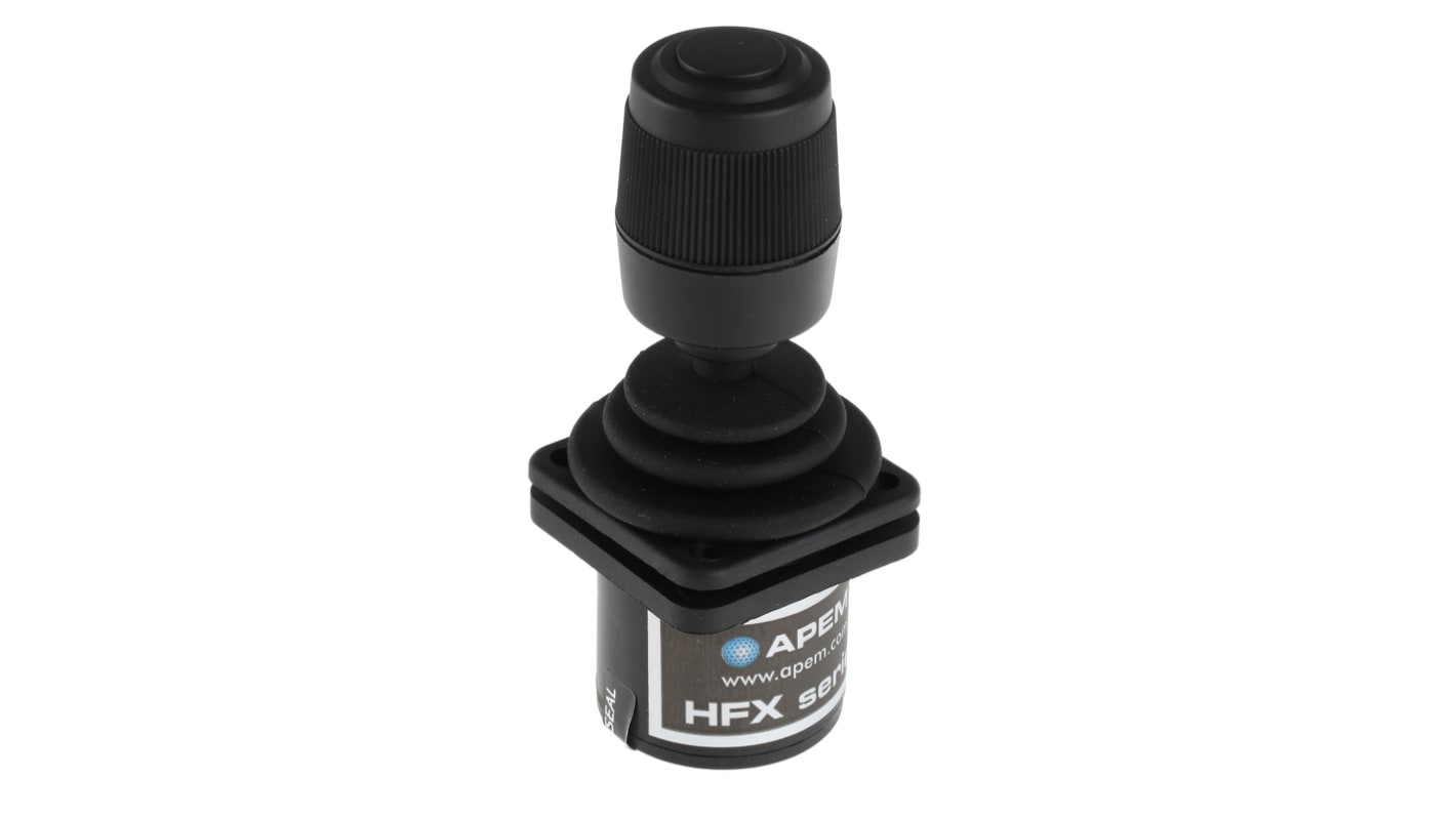 Apem 3-Axis Joystick Switch Button, Hall Effect, IP65