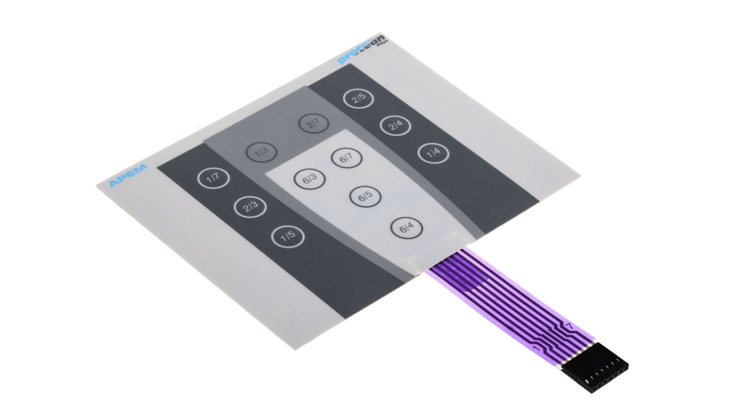 Apem 12 Key Membrane Keypad