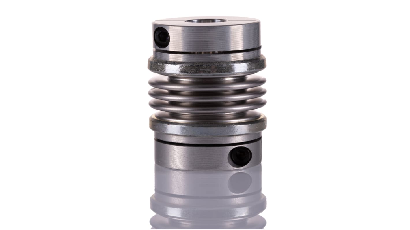 Huco Bellows Coupling, 34mm Outside Diameter, 12mm Bore, 40mm Length Coupler