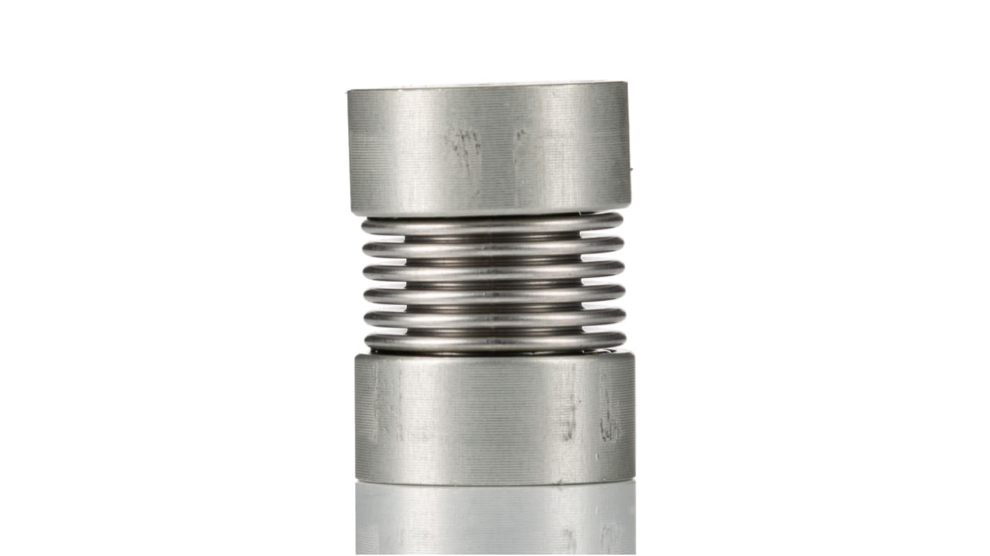 Huco Bellows Coupling, 16mm Outside Diameter, 3mm Bore, 21mm Length Coupler