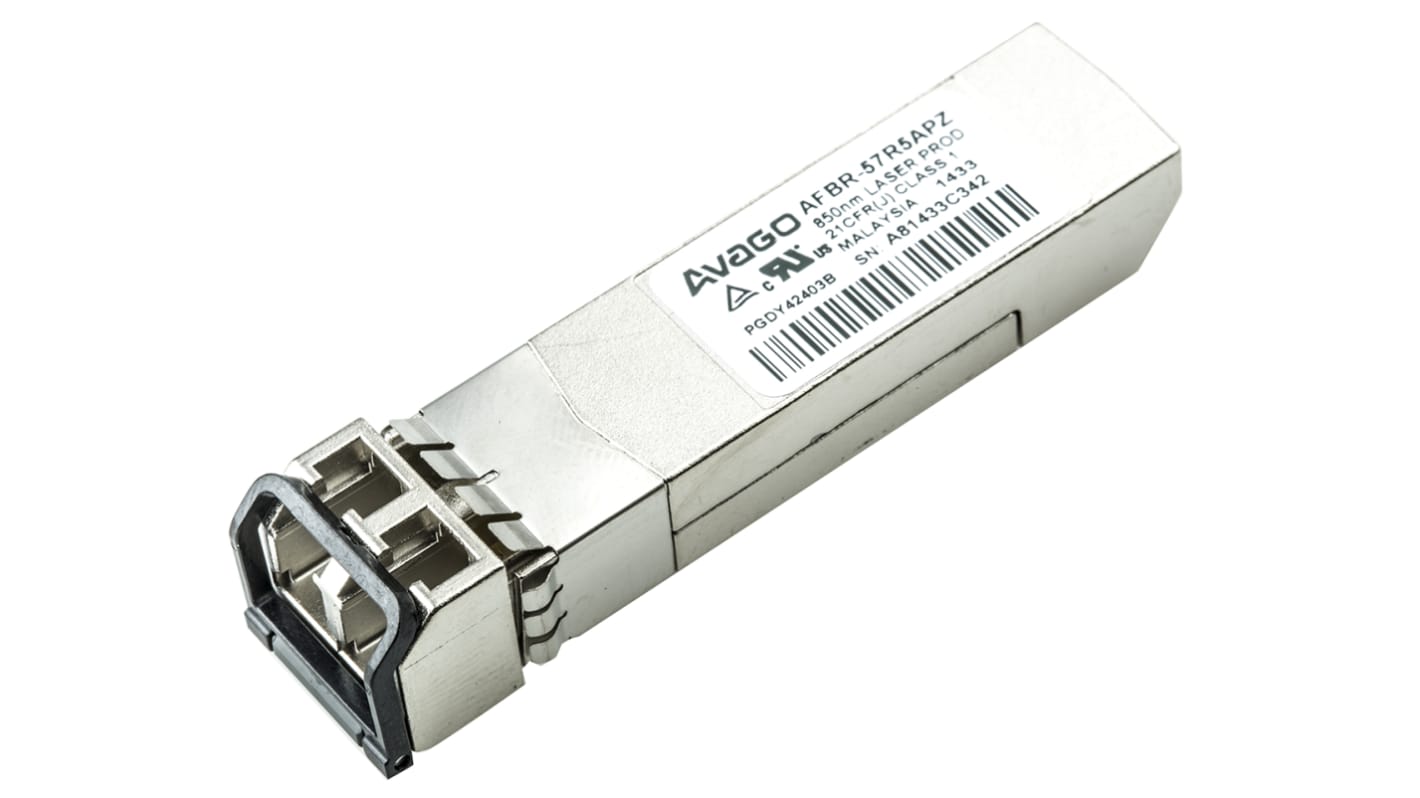 Transceptor de fibra óptica FIT-Foxconn, vel. datos 4250Mbit/s, conector LC, mont. encaje a presión de 20 pines