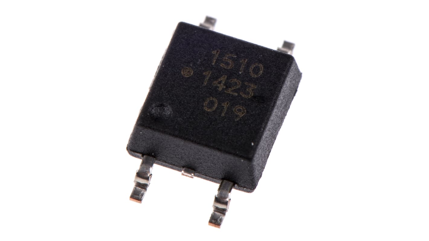 Broadcom Solid State Relay, 1 A Load, PCB Mount, 60 V Load, 1.7 V Control