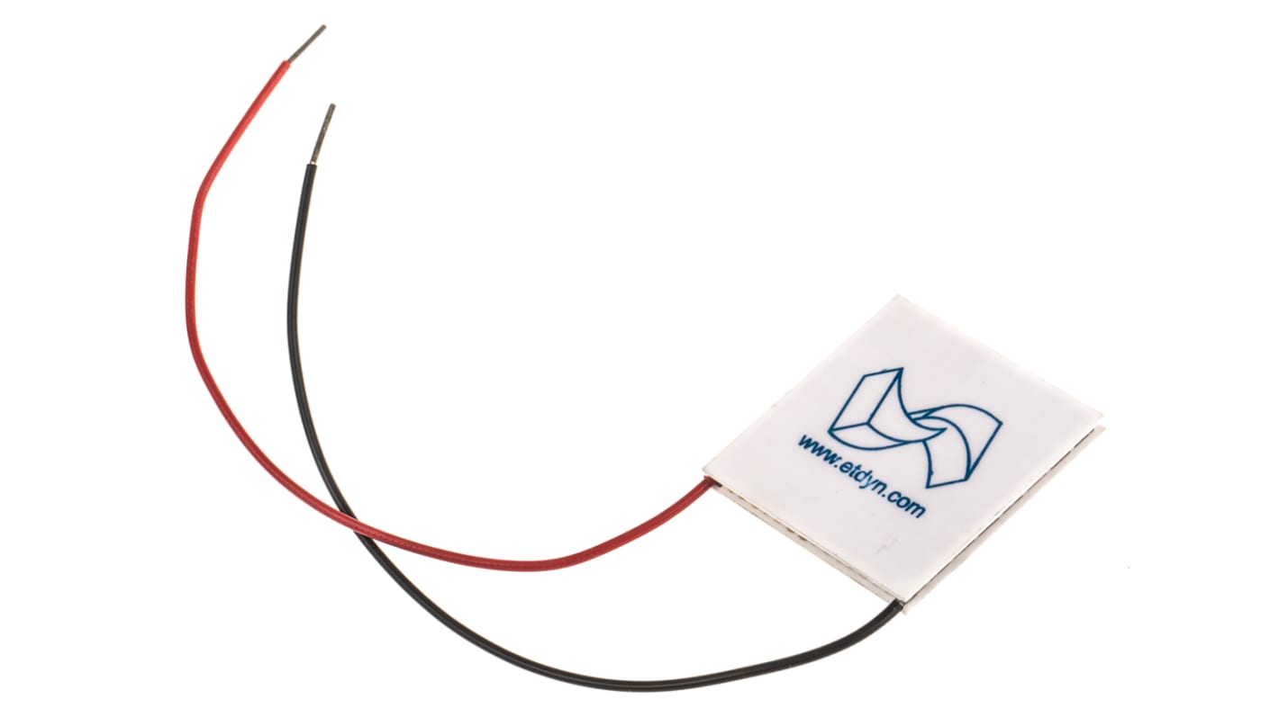 Cella di Peltier European Thermodynamics, 5.05V, 1.09A, 6.99W max., 40 x 40mm, spessore 3.8mm