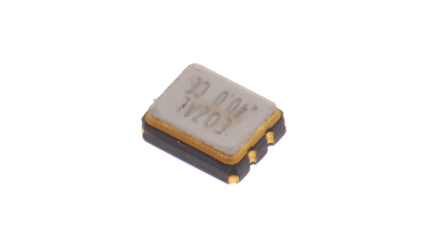 Euroquartz Oszcillátor 40MHz, HCMOS, LSTTL, 4-tüskés, SMD, 3.2 x 2.5 x 0.95mm XO cikkszám: XO32050UITA-40.000