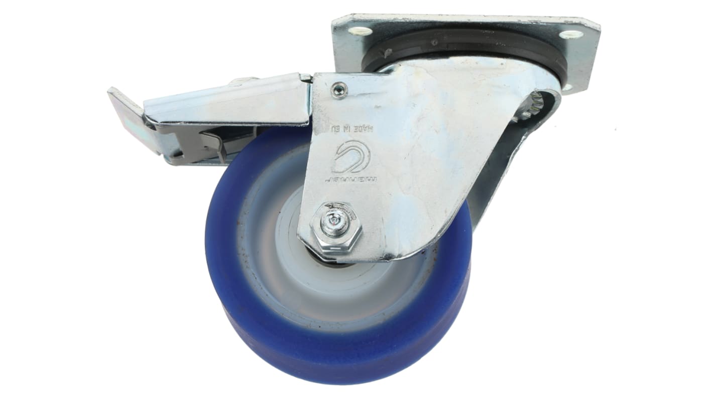 LAG Braked Swivel Castor Wheel, 200kg Capacity, 100mm Wheel