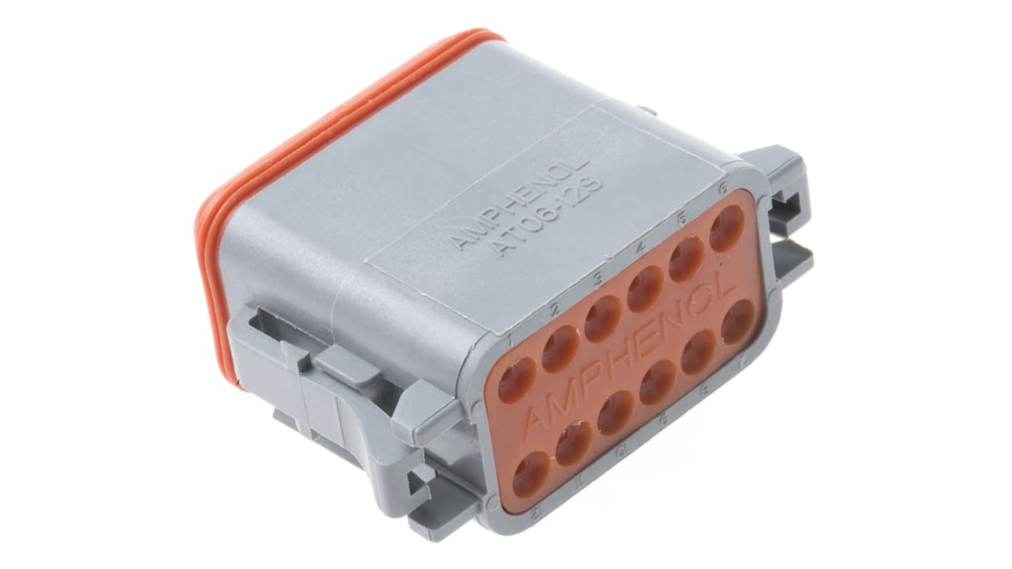 Conector de automoción Amphenol AT Macho de 12 vías