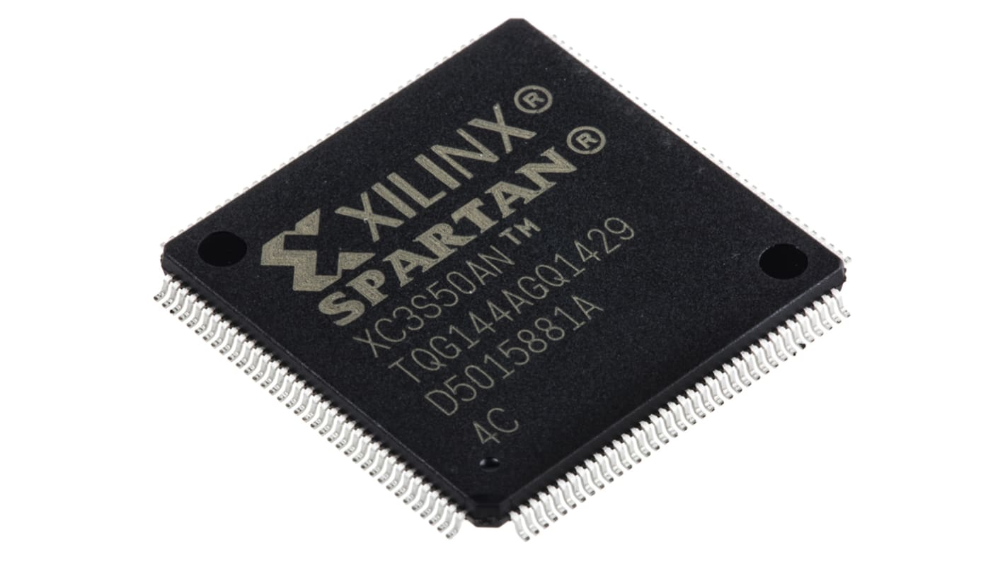 FPGA XC3S50AN-4TQG144C Spartan-3AN, 1584 cella, 50000 kapu, 11264bit, 1584 logikai blokk, 144-tüskés, TQFP