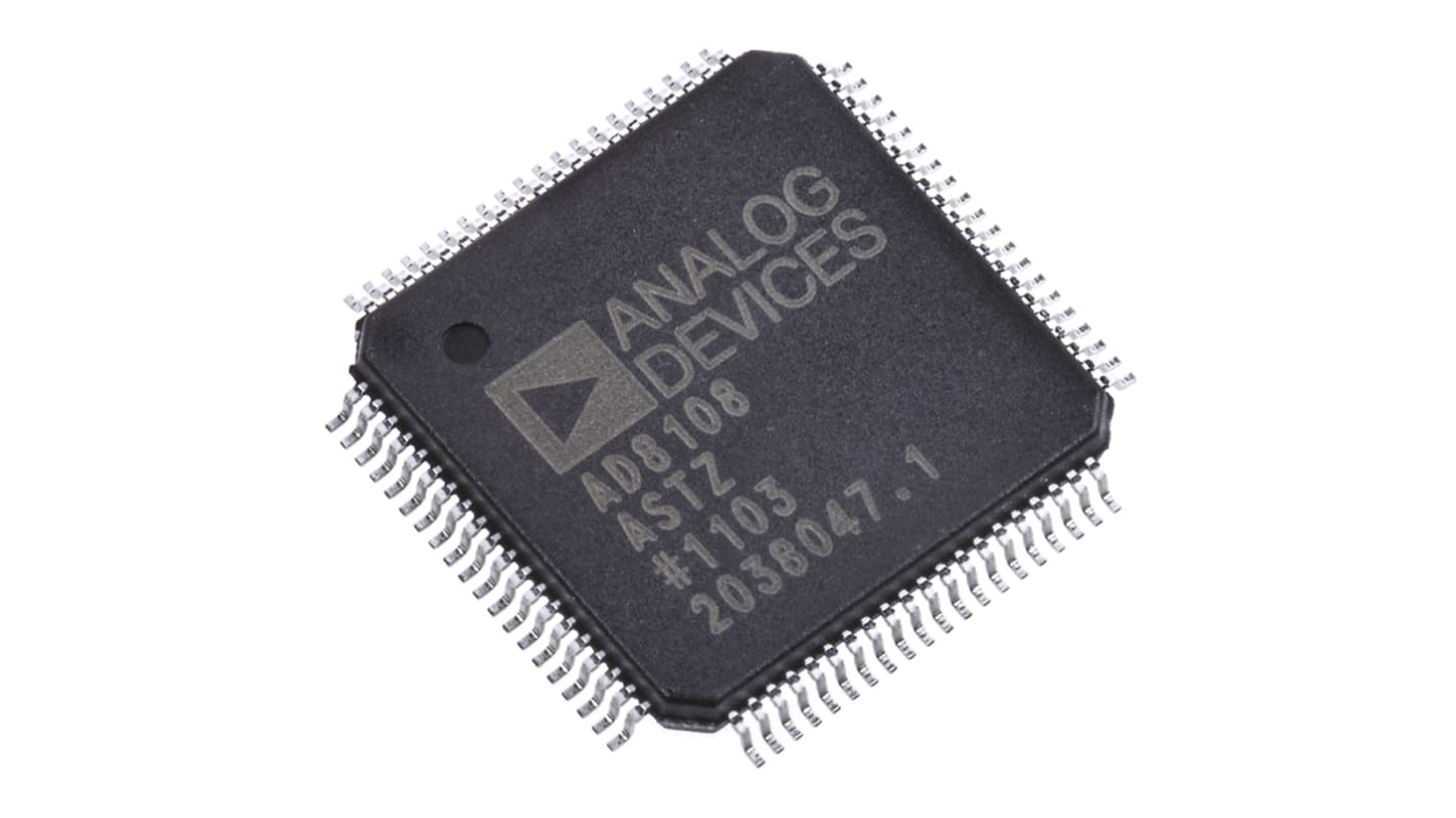 Analog Devices Video CrossPoint Matrix Switch, 8 x 8 Array 325MHz Dual, LQFP 80-Pin