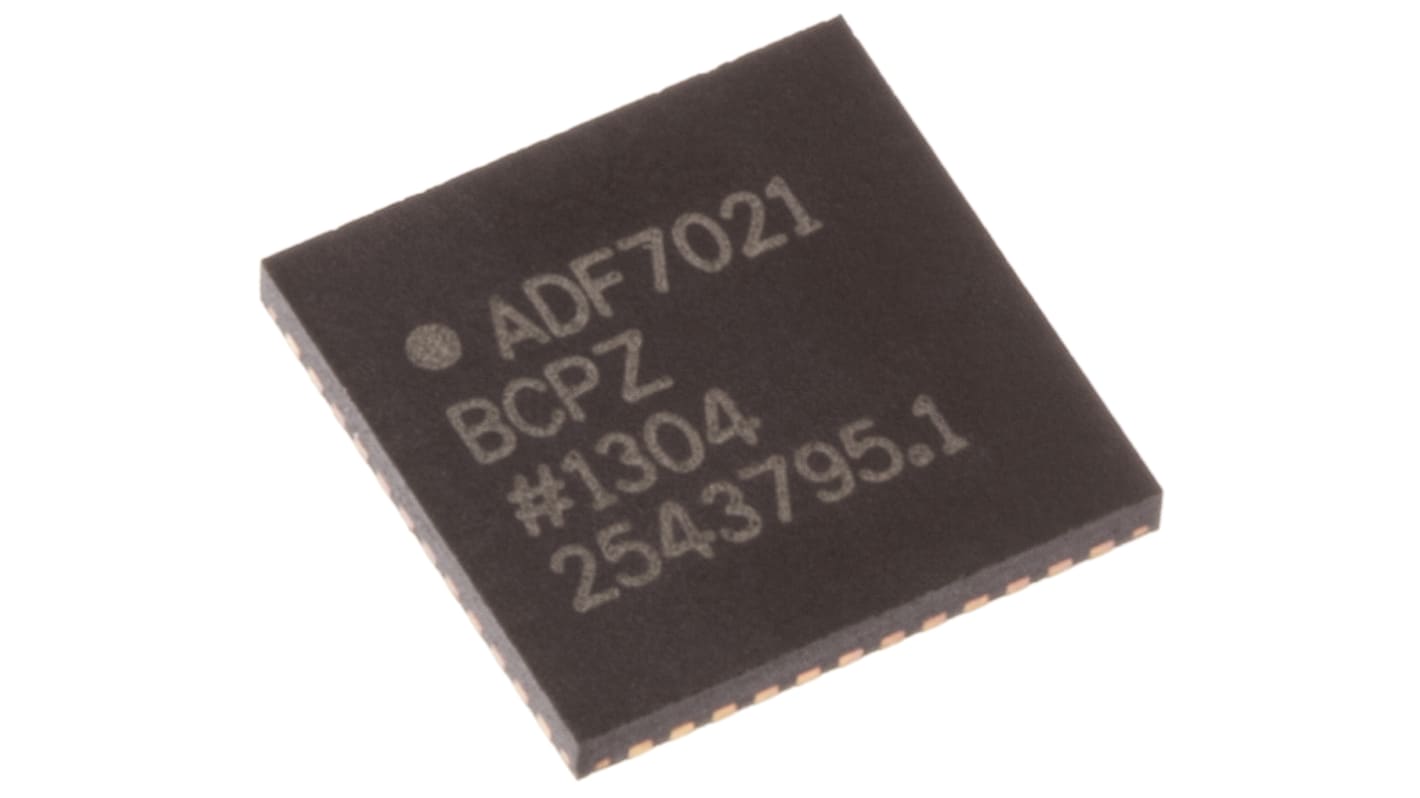 IC ricetrasmettitore RF ADF7021BCPZ, FSK, MSK, LFCSP, 48-Pin