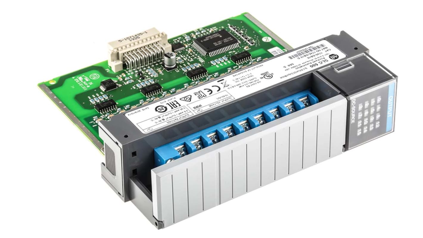 Módulo E/S para PLC Allen Bradley, para usar con Serie SLC 500, 16 salidas tipo Digital, transistor