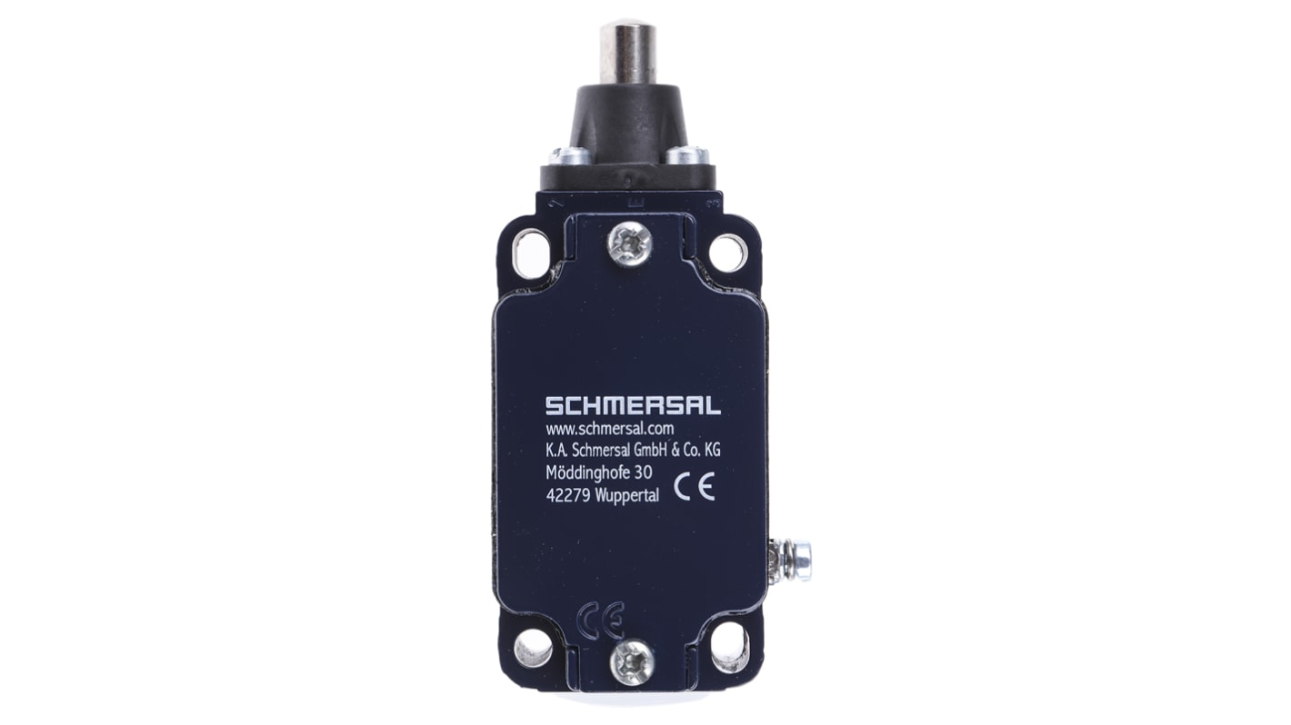 Schmersal EX-ZS 335 Series Plunger Top Plunger, NC, IP67, SP, Metal Housing, 230V ac ac Max