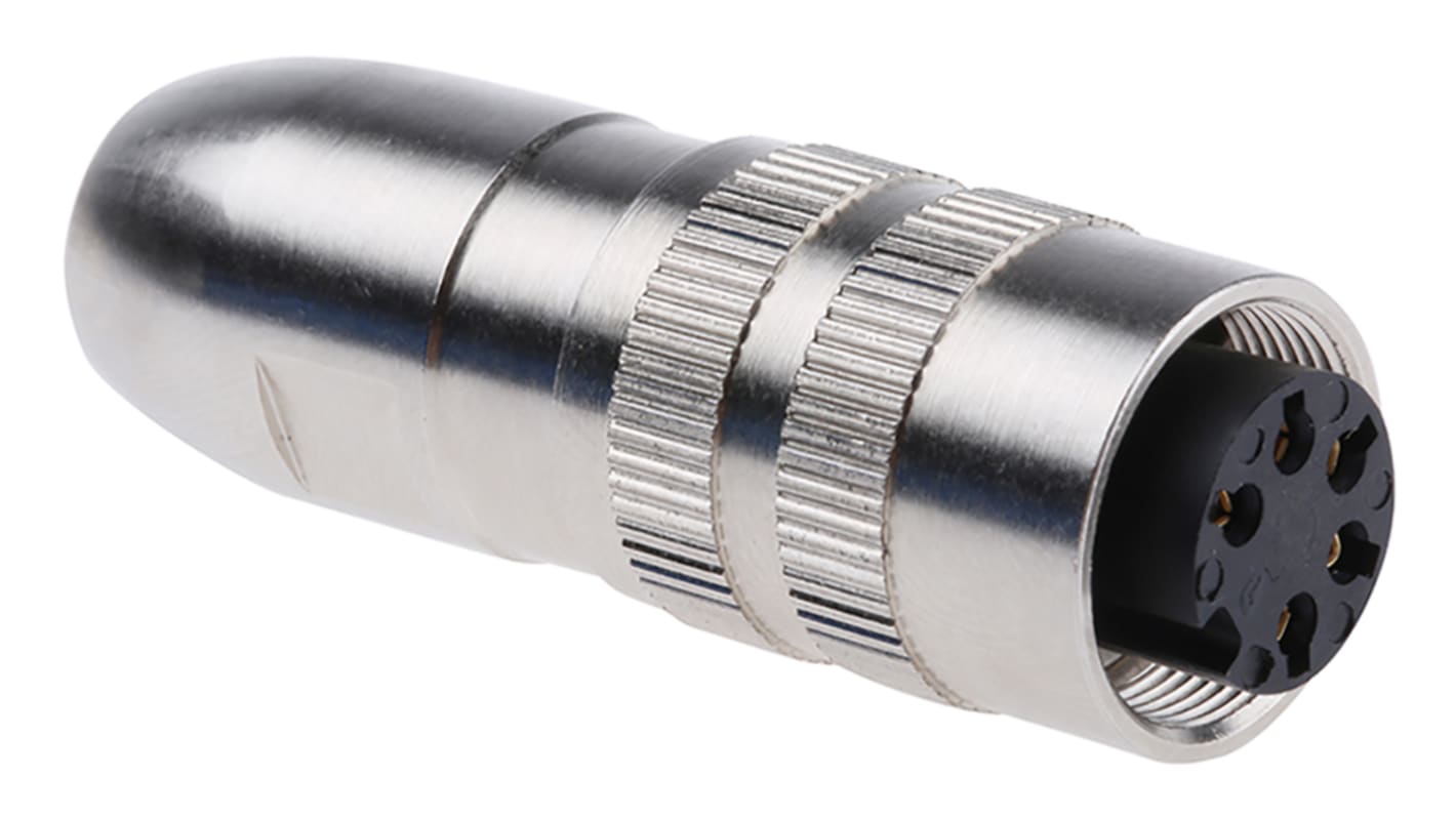 0322 05-1 | Lumberg 5 Pole Din Socket, DIN EN 60529, 5A, 250 V ac IP68 ...