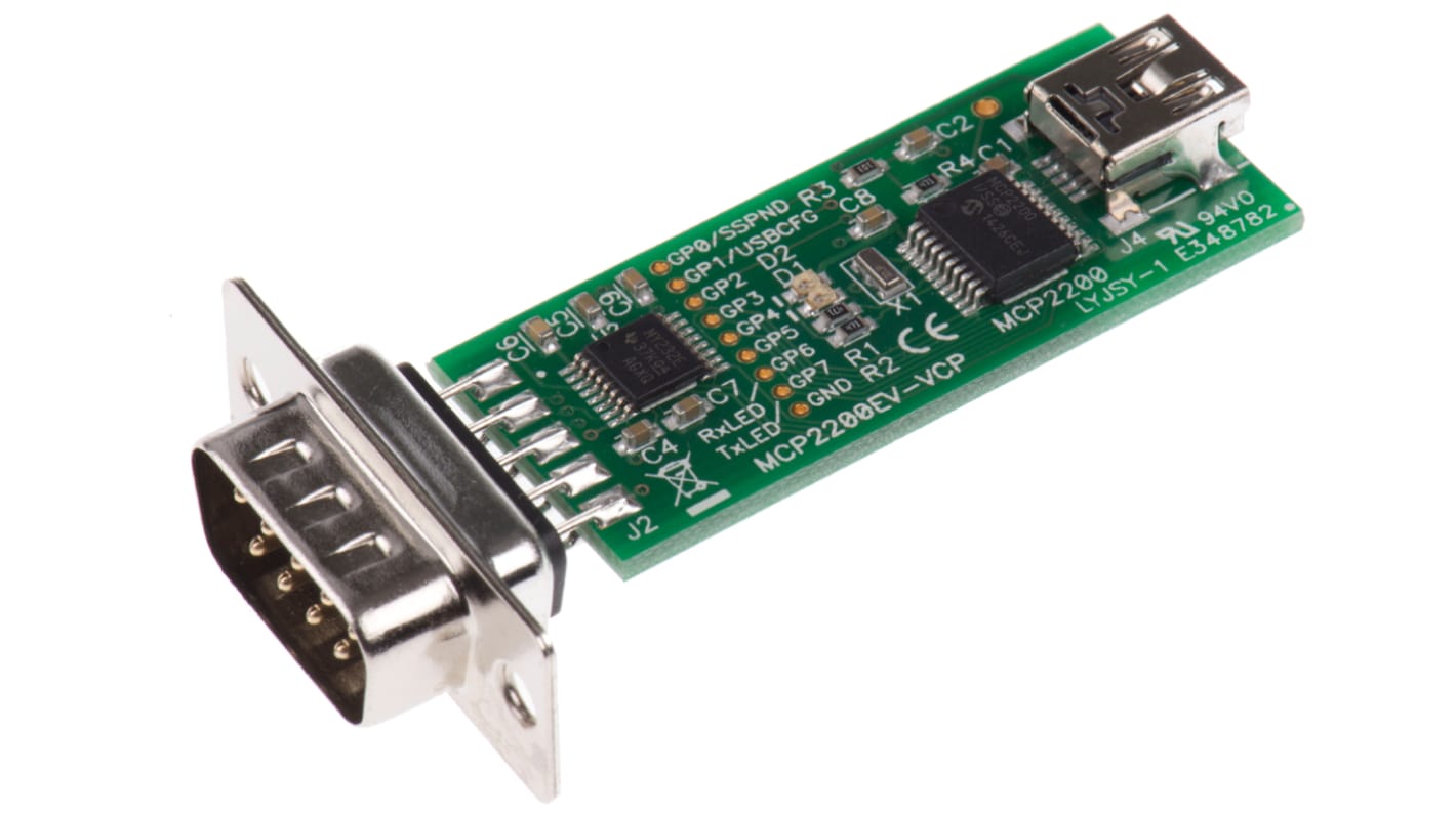 Microchip USB TO RS232 MCP2200 Development Kit MCP2200EV-VCP