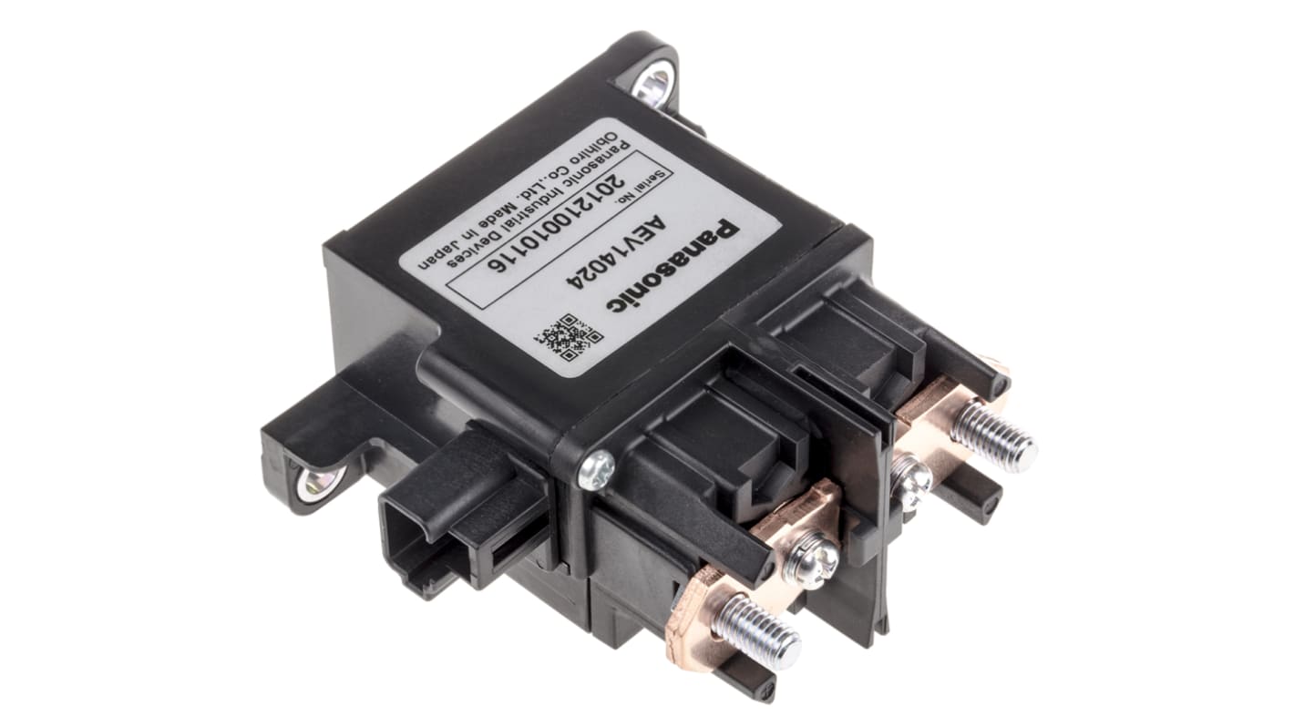 Panasonic Flange Mount Automotive Relay, 24V dc Coil Voltage, 120A Switching Current, SPST