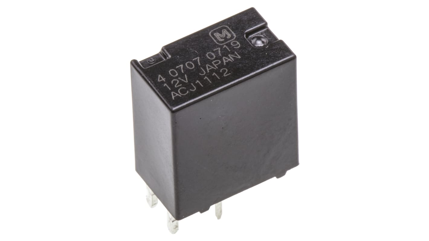 Panasonic Kfz-Relais 12V dc 800mW 180Ω 1-poliger Wechsler