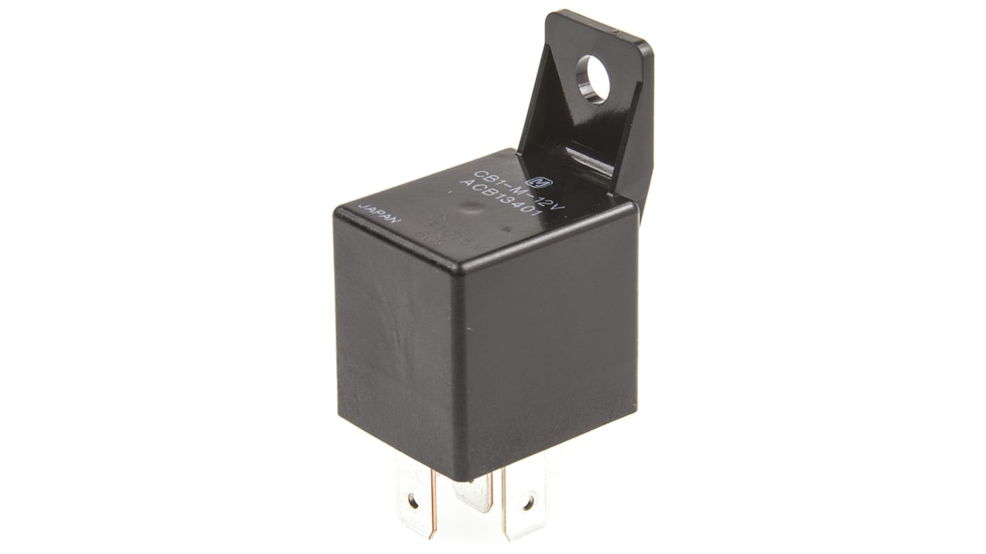 Panasonic Panel Mount Automotive Relay, 12V dc Coil Voltage, 40A Switching Current, SPDT