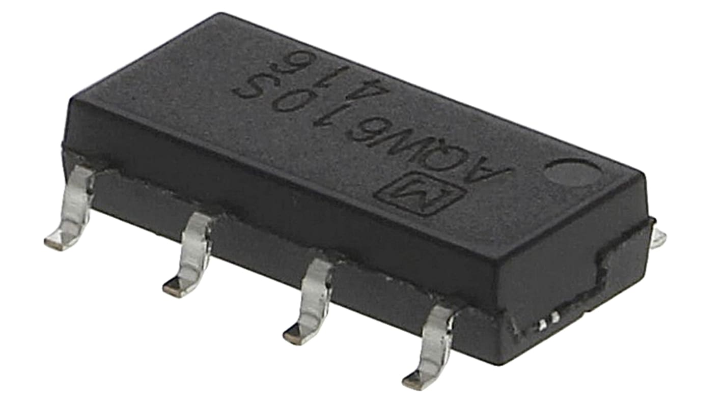 Panasonic Solid State Relay, 0.1 A Load, PCB Mount, 350 V Load, 5 V dc Control