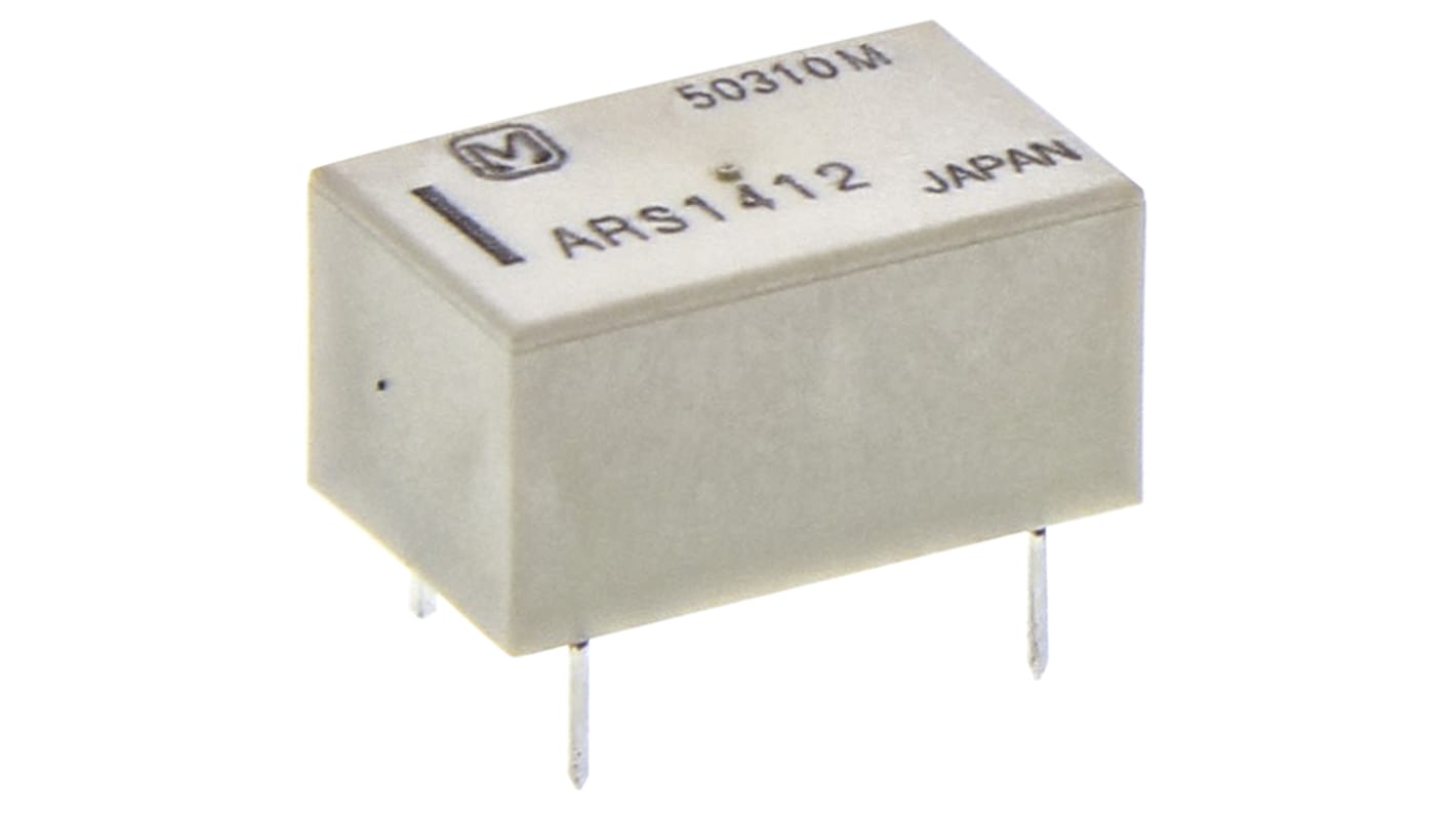 ARS1412 Panasonic PCB Mount High Frequency Relay, 12V dc Coil, 50Ω