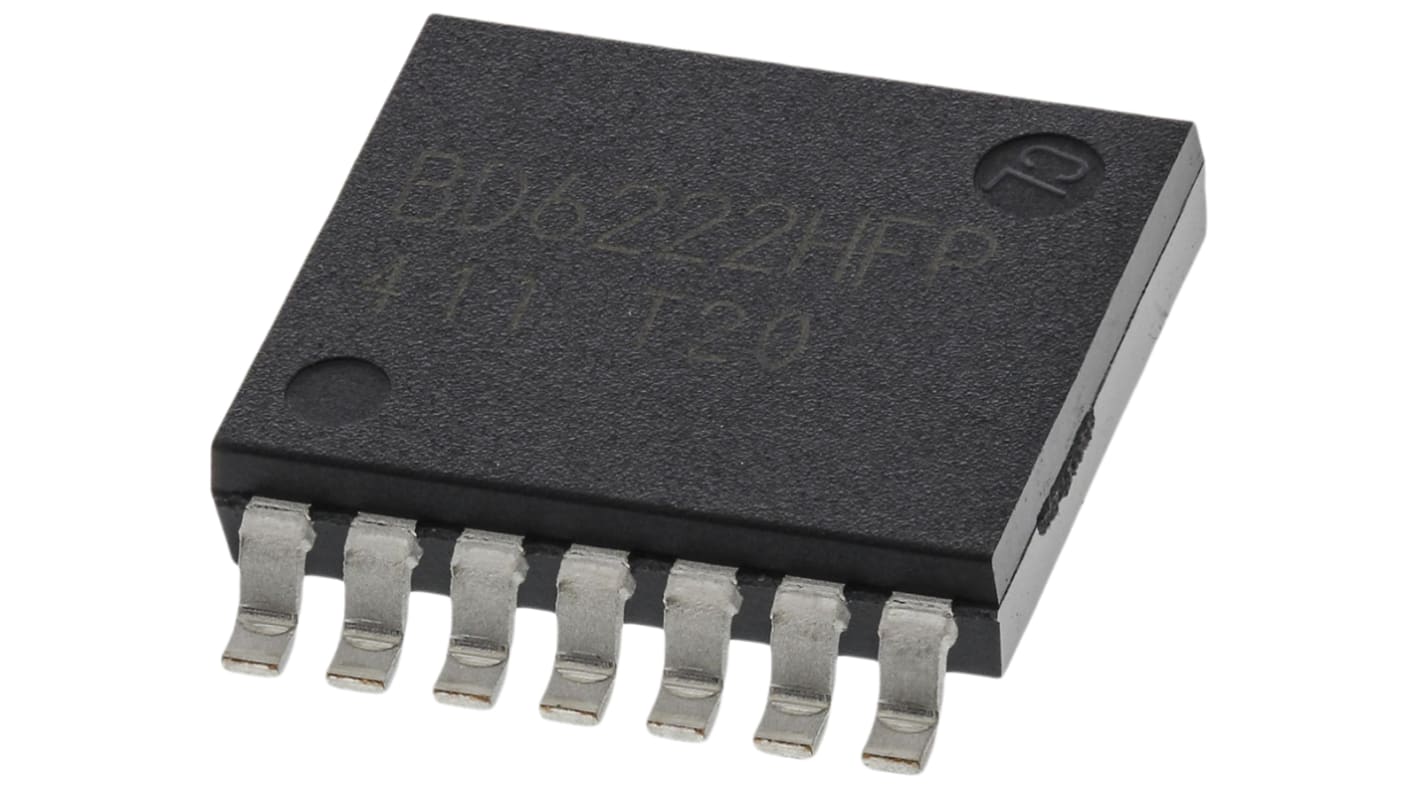 ROHM BD6222HFP-TR,  Brushed Motor Driver IC, 18 V 2A 7-Pin, HRP