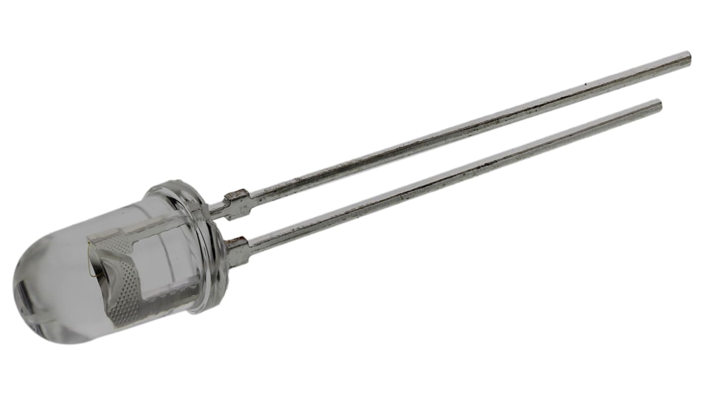 Vishay IR-Diode, 5 mm (T-1 3/4) 50mW, 870nm, 700mW/sr, 2-Pin, THT