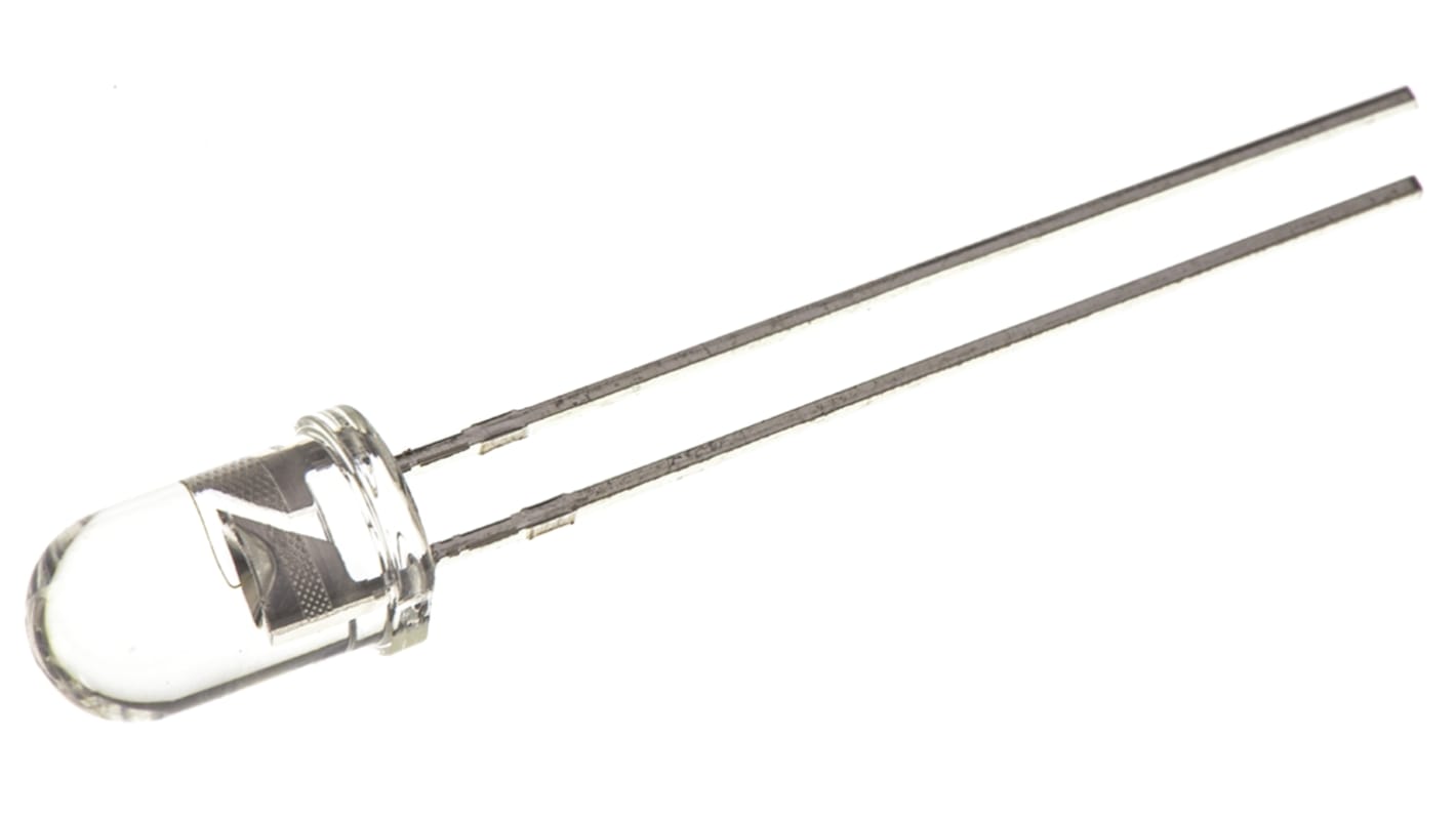 Vishay IR-Diode, 5 mm (T-1 3/4) 50mW, 890nm, 180mW/sr, 2-Pin, THT