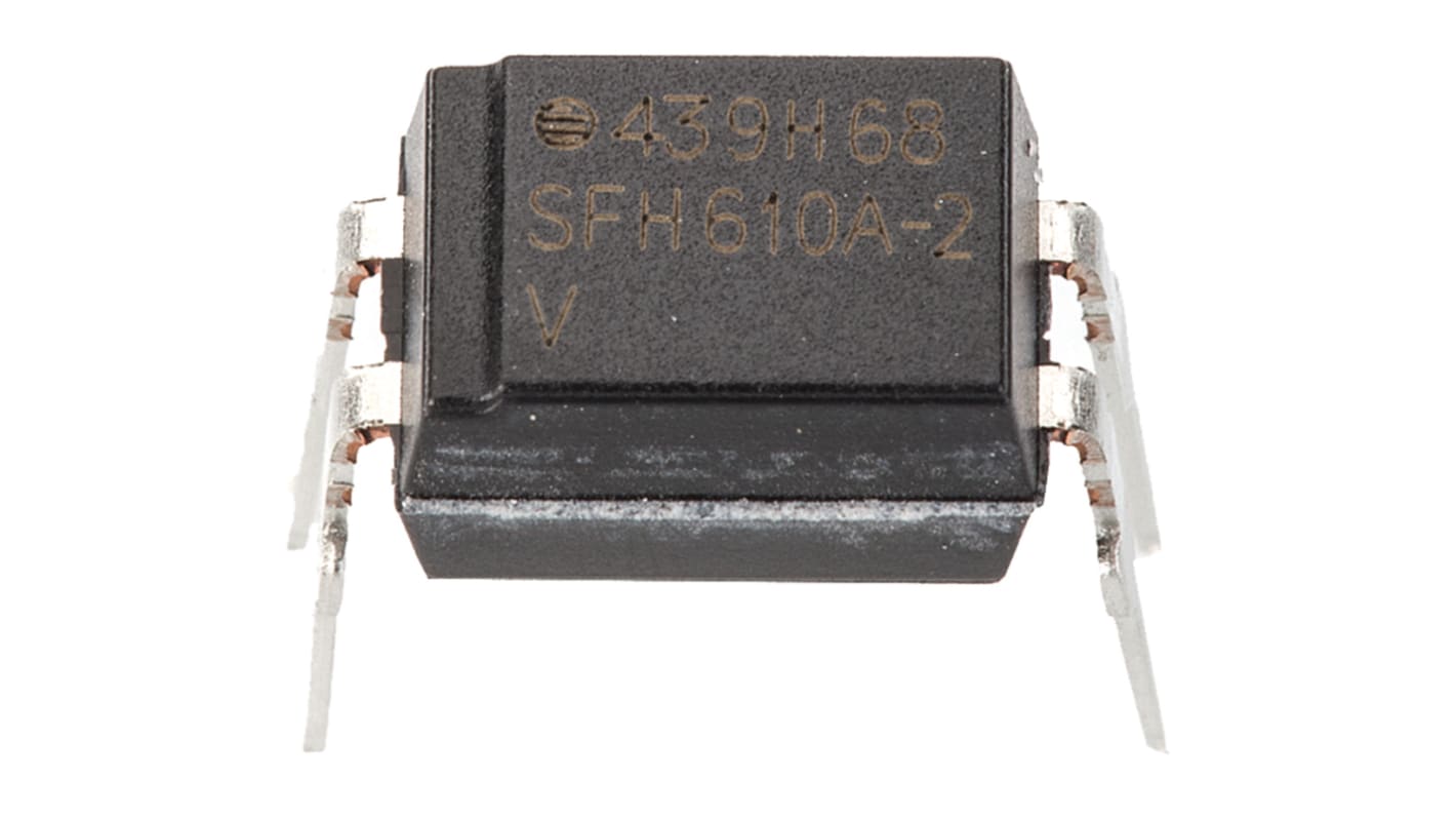 Vishay SFH THT Optokoppler DC-In / Transistor-Out, 4-Pin PDIP, Isolation 5300 V ac