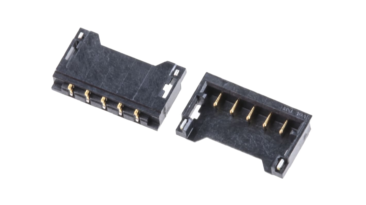 Conector macho para PCB Molex serie Pico-Ezmate de 5 vías, 1 fila, paso 1.2mm, para soldar, Montaje Superficial