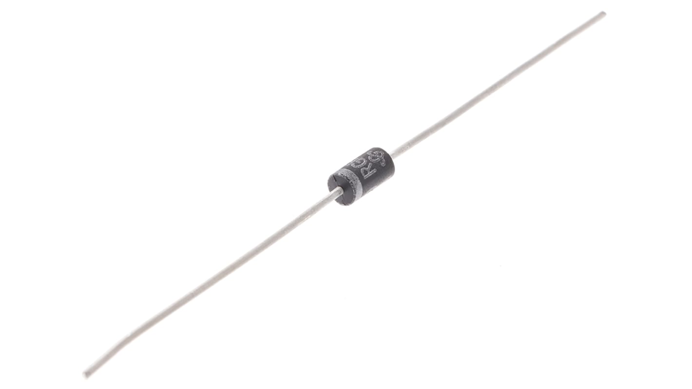 Vishay 2000V 500mA, Fast Switching Rectifier Diode, 2-Pin DO-204AL ...