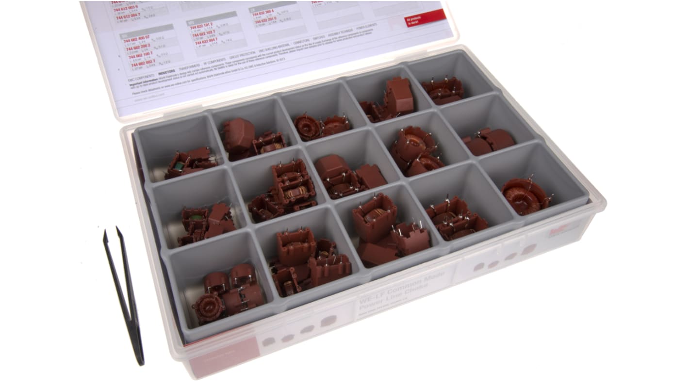 744630 Wurth Elektronik Current Compensated Choke Inductor Kit, 72