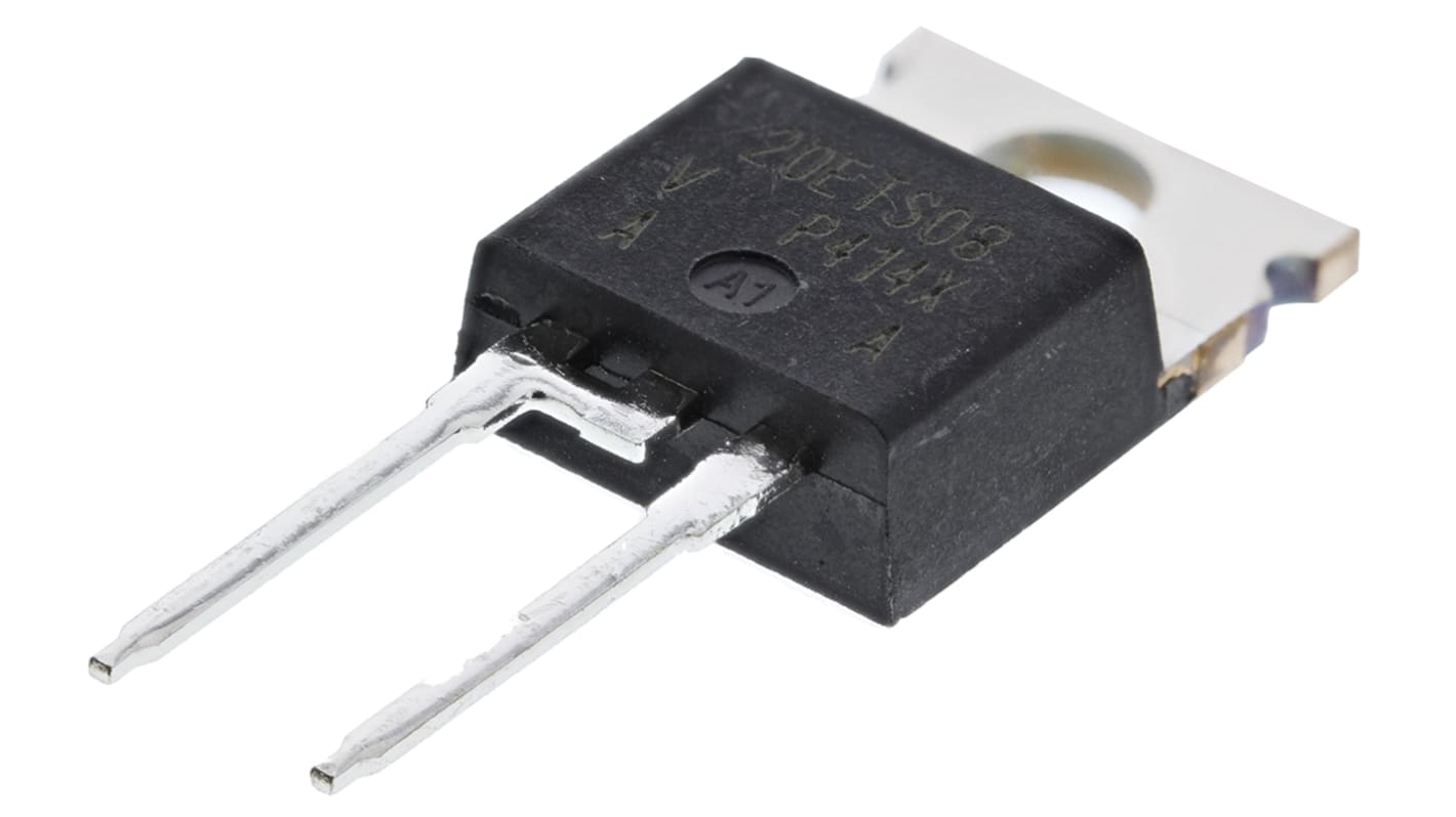 Vishay THT Diode, 800V / 20A, 2-Pin TO-220AC