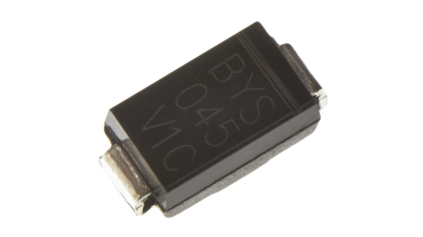 Vishay SMD Schottky Diode, 45V / 1.5A, 2-Pin DO-214AC (SMA)