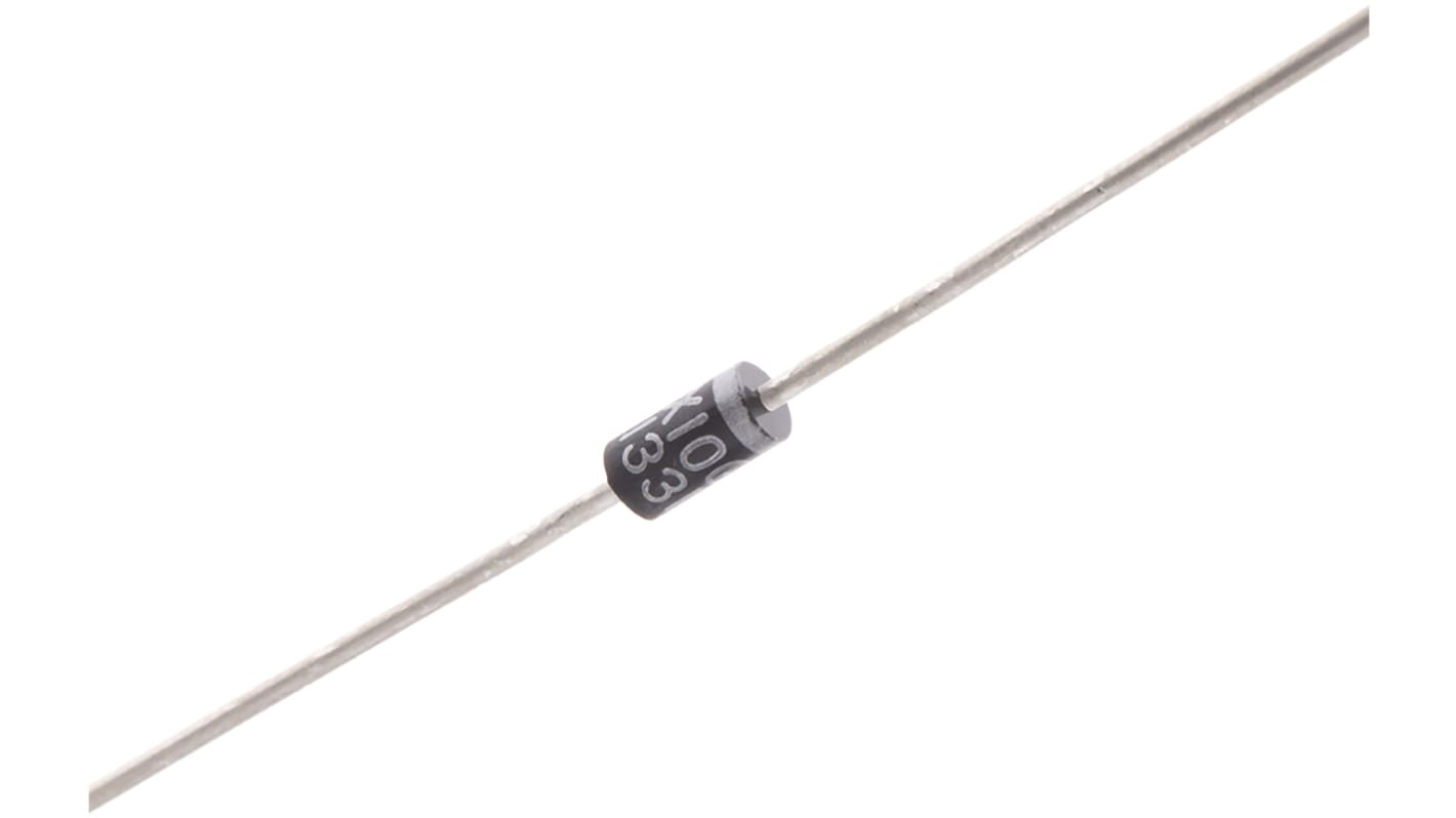 Vishay 1600V 360mA, Silicon Junction Diode, 2-Pin DO-41 BYX10GP-E3/54