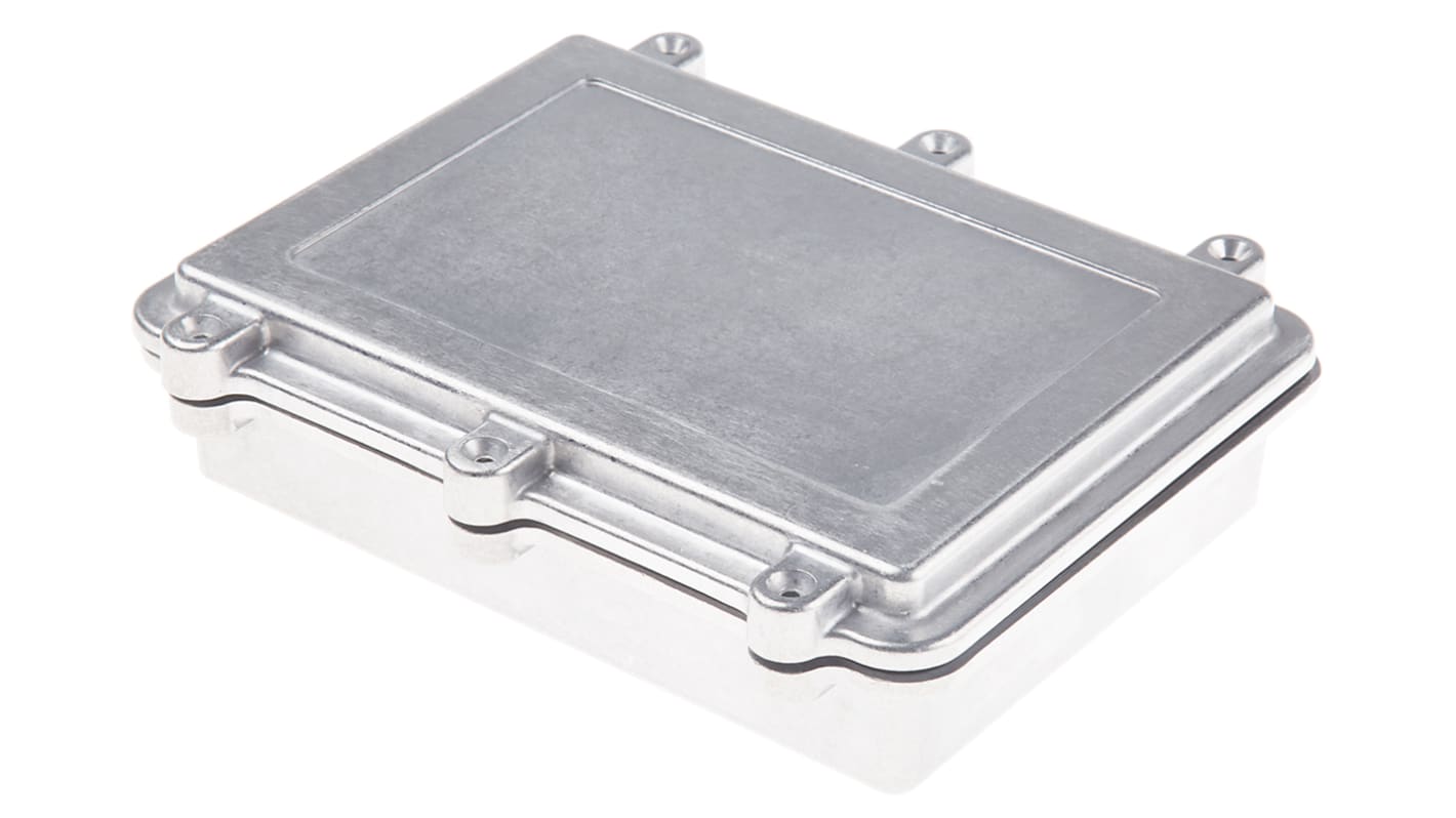 Caja RS PRO de Aluminio Presofundido Plateado, 200 x 150 x 50mm, IP67, Apantallada