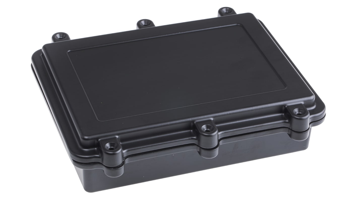 Caja RS PRO de Aluminio Presofundido Negro, 200 x 150 x 50mm, IP67, Apantallada