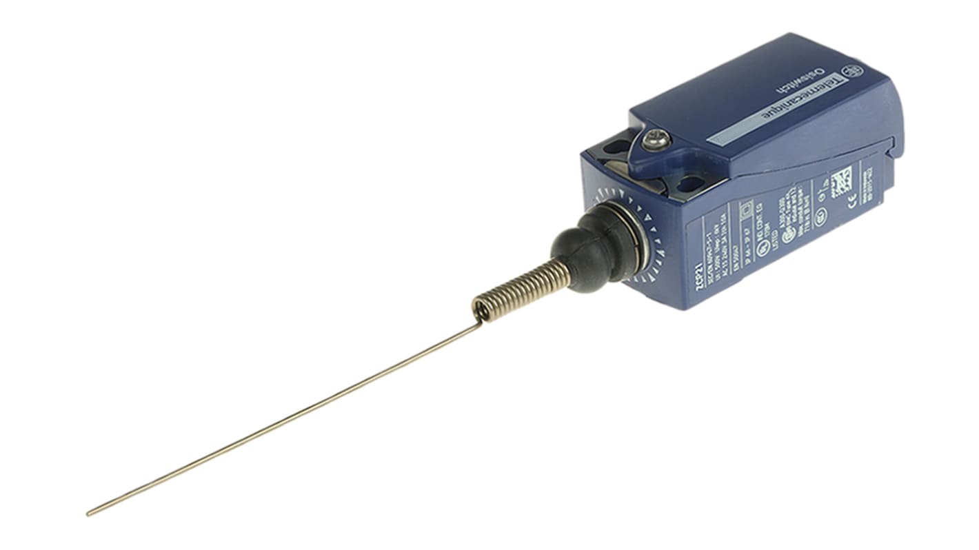 Telemecanique Sensors OsiSense XC Series Coil Spring Limit Switch, NO/NC, IP66, IP67, DP, Plastic Housing, 240V ac Max,