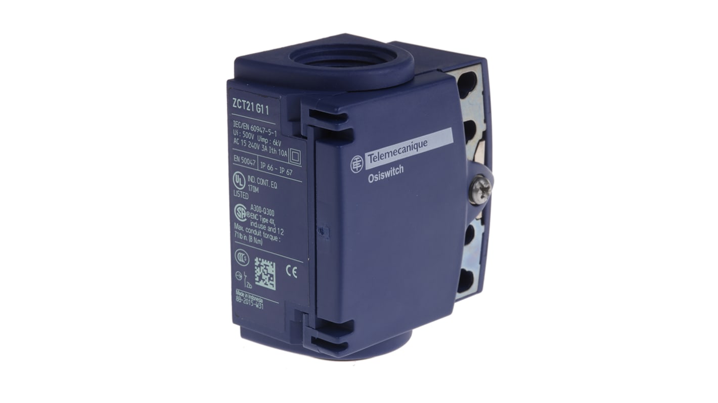 Telemecanique Sensors OsiSense XC Series Limit Switch, NO/NC, IP66, IP67, DP, Plastic Housing, 240V ac Max, 10A Max