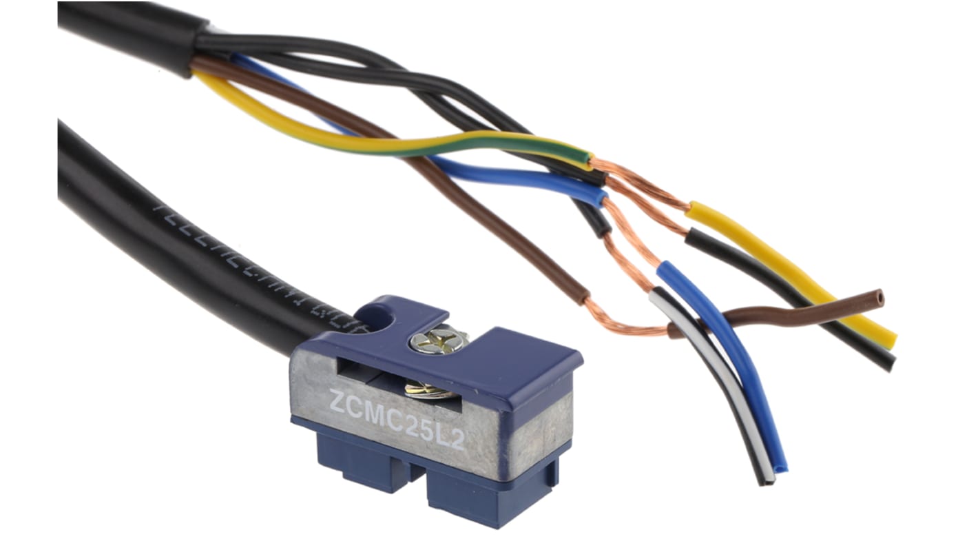 Conjunto de conexión ZCMC25L2 Telemecanique Sensors, para uso con Serie XC OsiSense XC