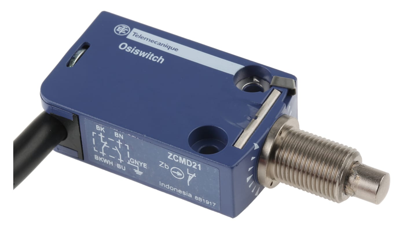 Telemecanique Sensors OsiSense XC Series Plunger Limit Switch, NO/NC, IP66, IP67, IP68, DP, Zinc Alloy Housing, 240V ac