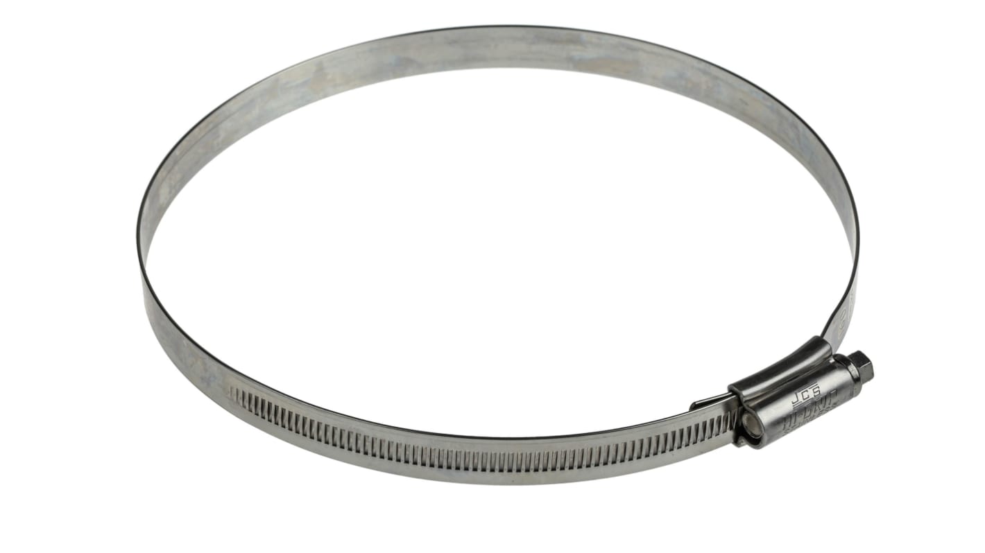 HI-GRIP Stainless Steel Slotted Hex Worm Drive, 13mm Band Width, 130 → 160mm ID