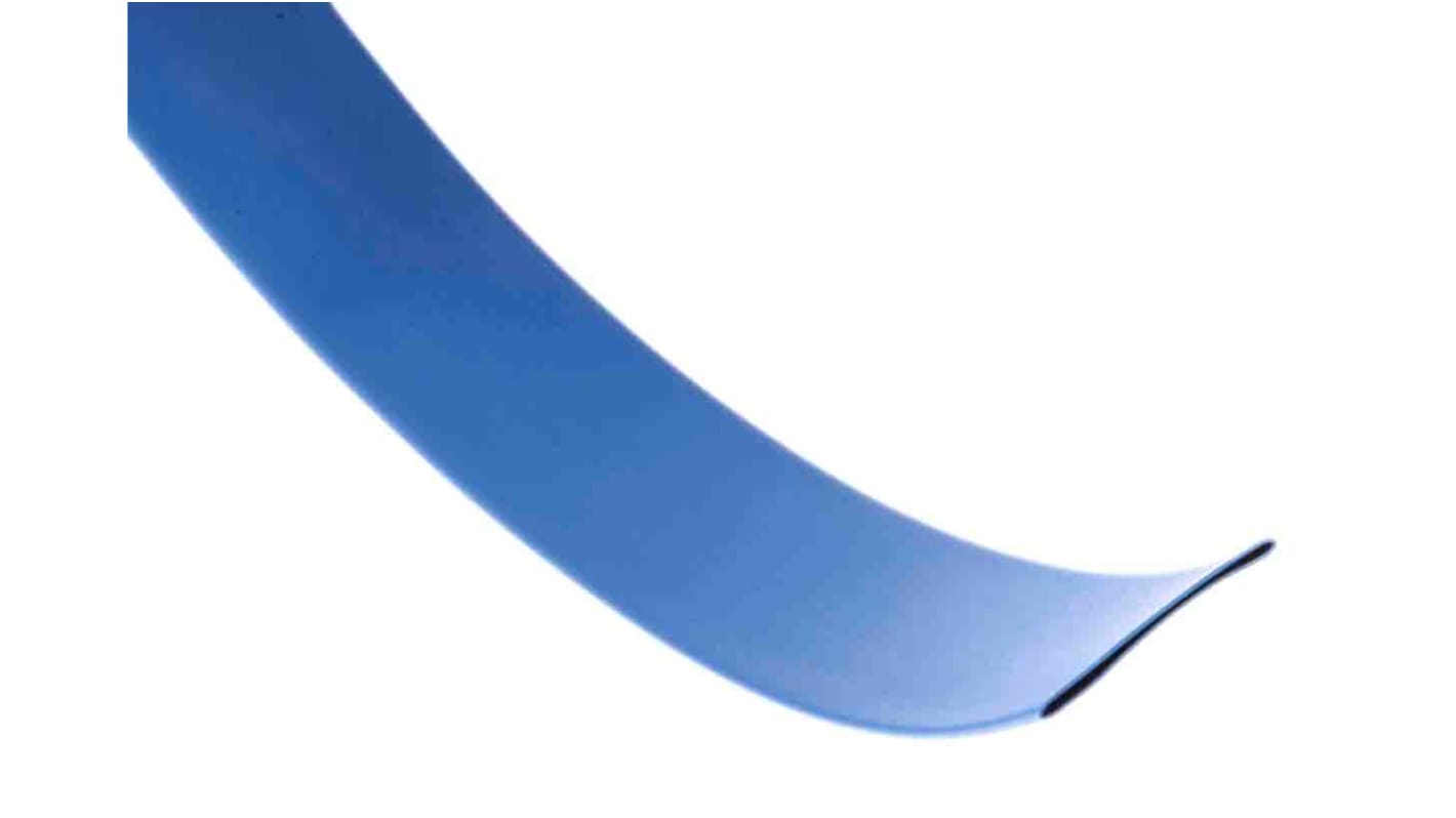Gaine thermorétractable RS PRO, Dia. 18mm Bleu rétreint 3:1, 3m