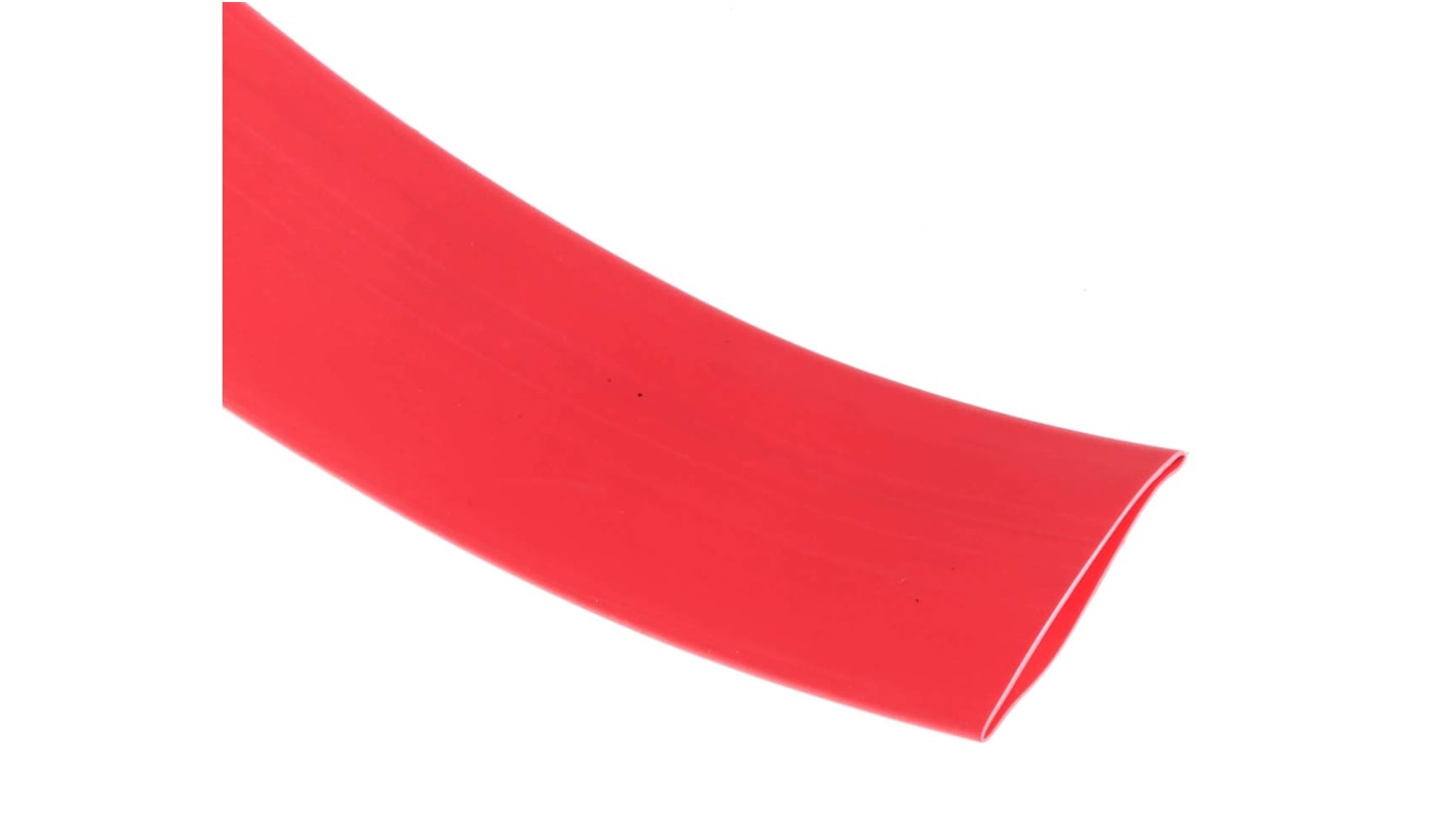 Tubo termorretráctil RS PRO de Poliolefina Rojo, contracción 3:1, Ø 24mm, long. 3m