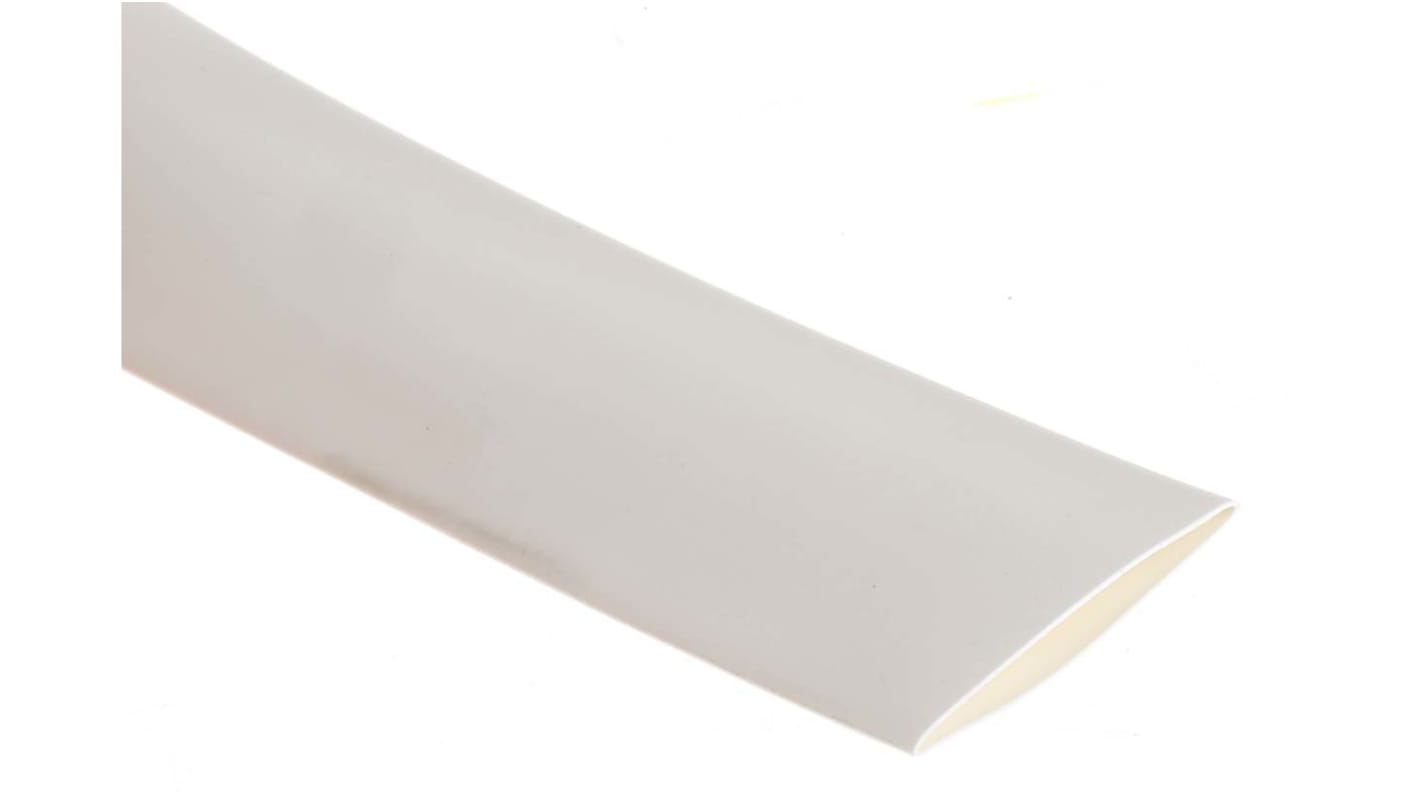 Tubo termorretráctil RS PRO de Poliolefina Blanco, contracción 3:1, Ø 18mm, long. 3m