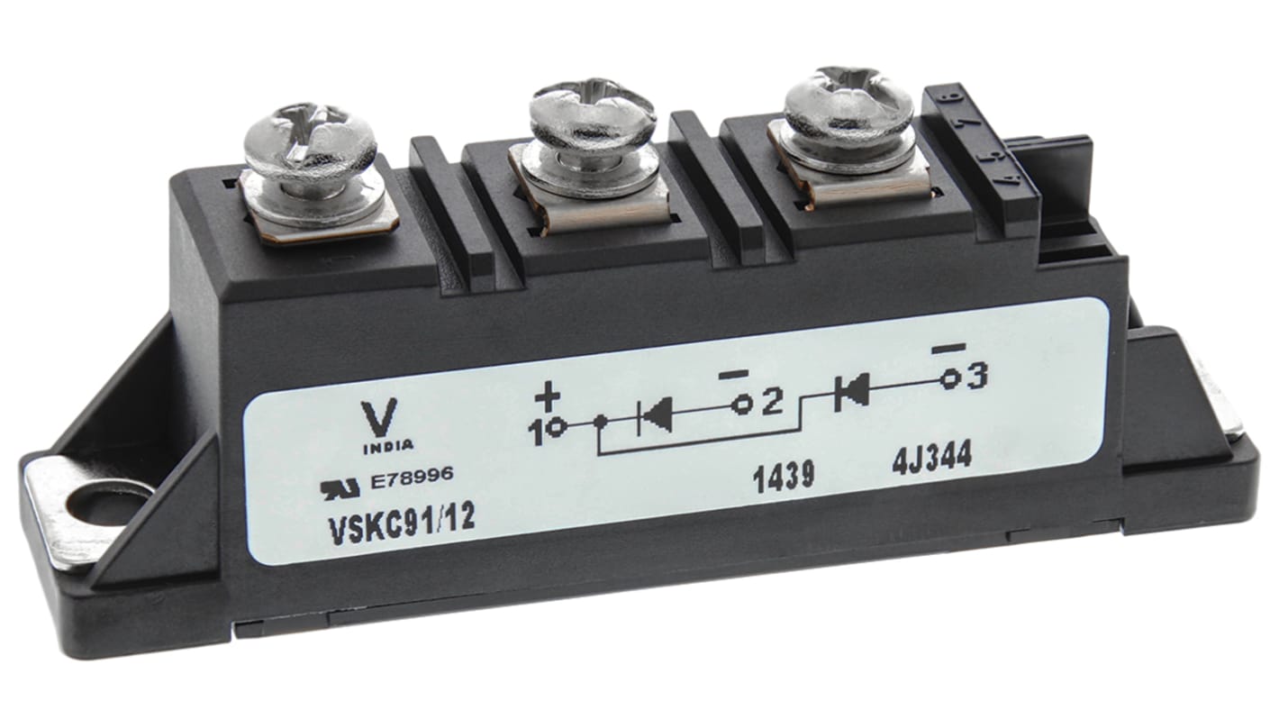 Vishay 1200V 100A, Dual Rectifier Diode, 3Pin TO240AA VSVSKC91/12 RS