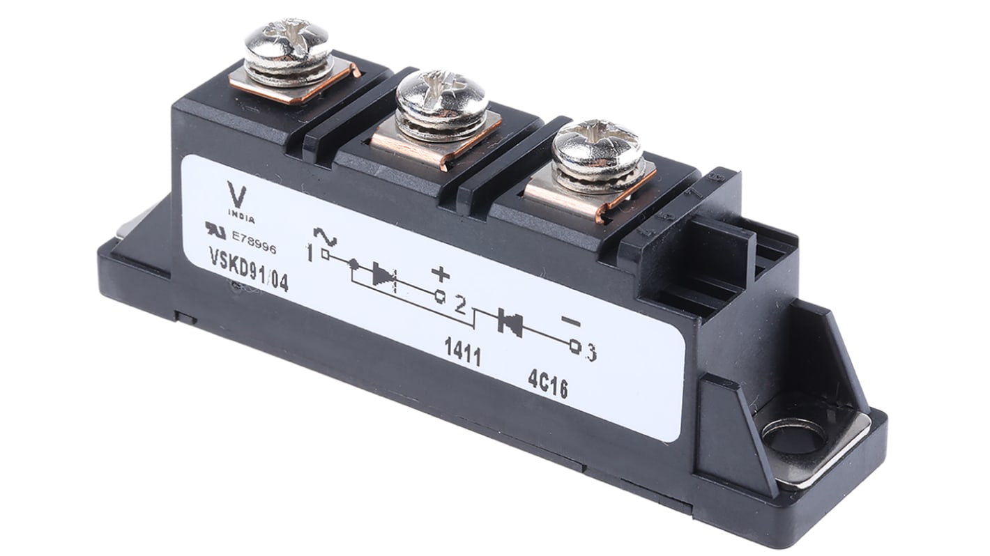 Vishay 400V 100A, Dual Rectifier Diode, 3-Pin TO-240AA VS-VSKD91/04