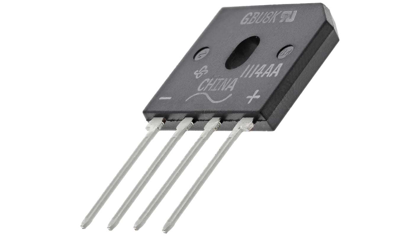 Vishay Bridge Rectifier, 8A, 800V, 4-Pin